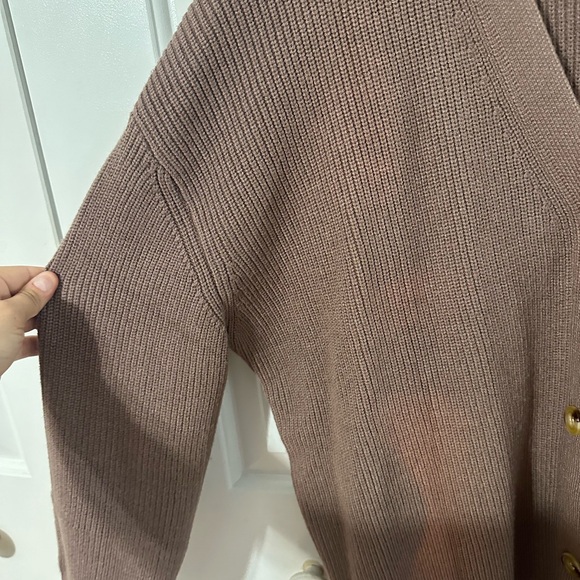 Women’s Brown Chunky Cardigan Size Small - Picture 4 of 8